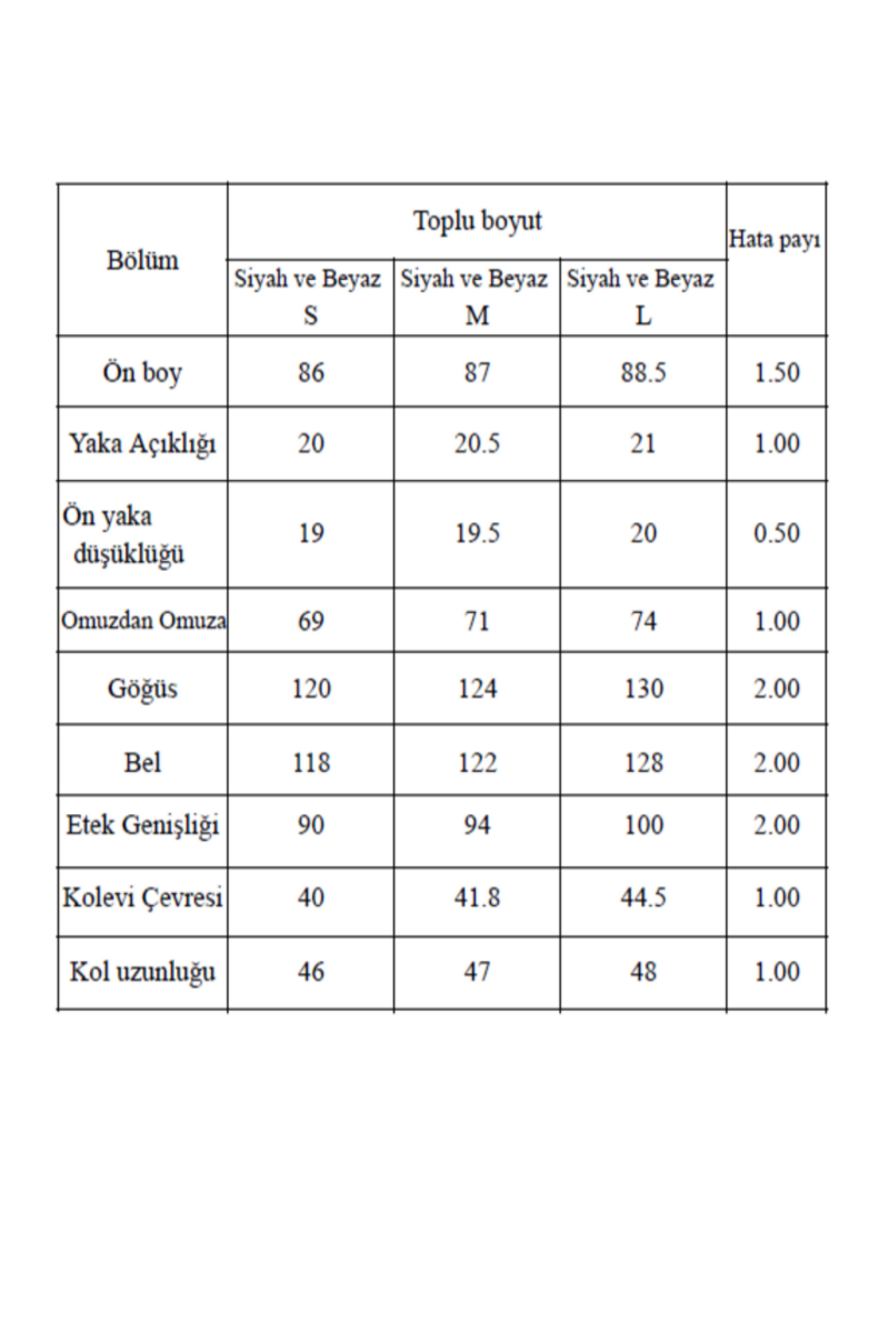 Siyah Beyaz Çizgili Triko Tunik