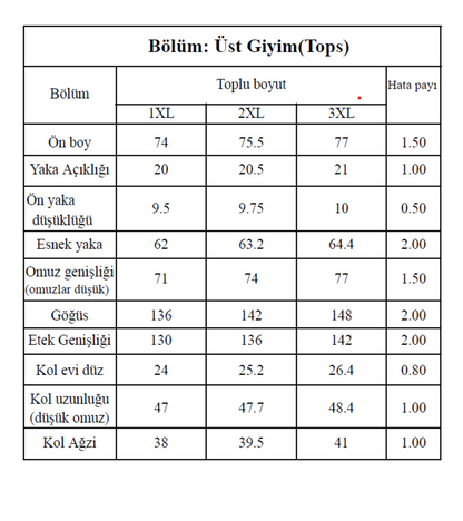Oversize Çizgili İkili Takım